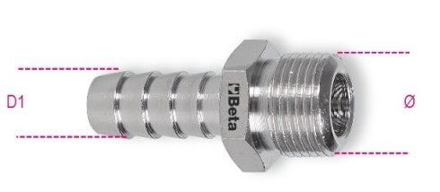 Beta 1918 FAR LINK HOSE CONNECTOR 1 4 Zunanje žice 8mm