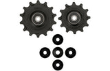 Trivio - roues de dérailleur 12 roulements chromo 14t