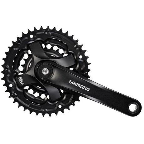 Pédalier Shimano 6 7 8 vitesses tourney fc-ty501 avec manivelle 170 mm 48 x 38 x 28t - noir