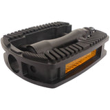 Marwi Pedal Set SP-821 avec House Aluminium Anti Slip Matt Black (emballage d'atelier)