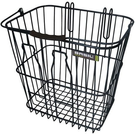 Panier de bouteille de basilic - Panier à vélo - à l'arrière - Zwart