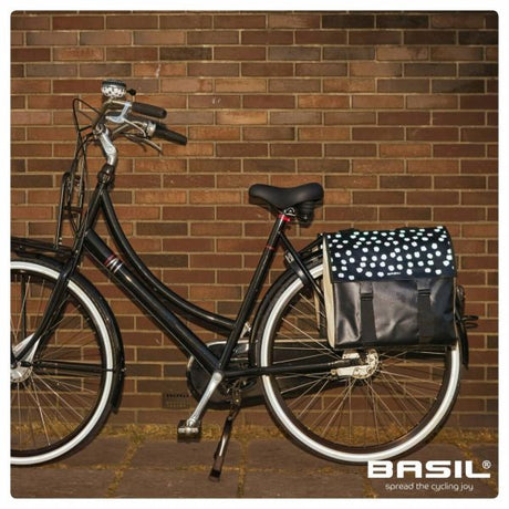 Basil Urban Load Double Bicycle Sac - vert noir, Retoting, 53L