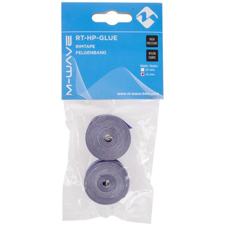Fond de jante M-wave 12-29 rt-hp-colle haute pression 16 mm - bleu (1 jeu)