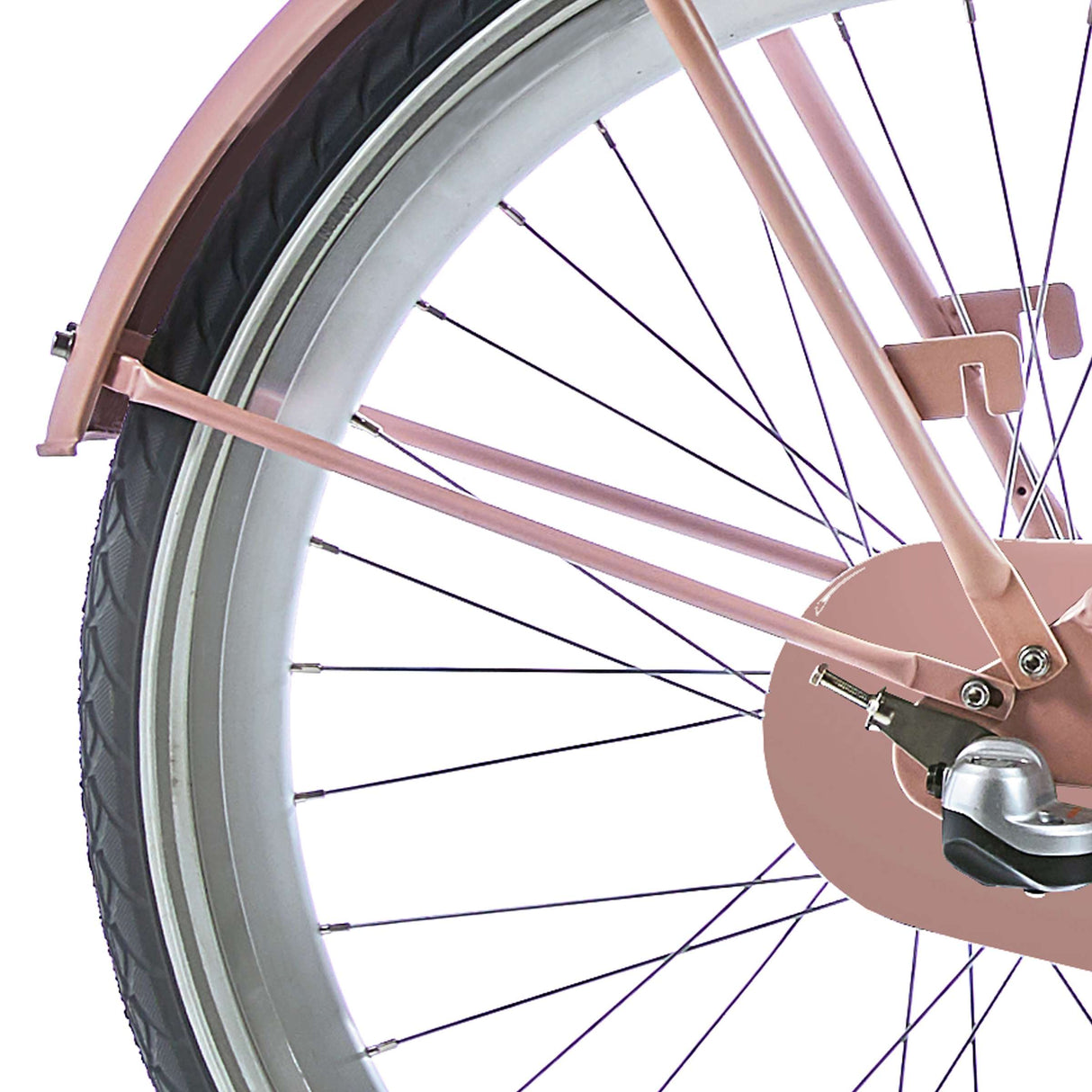 Jeu de garde-boue Alpina 24 clubb rose désert mat