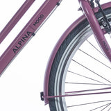 Jeu de garde-boue Alpina 24 mood mauve foncé mat