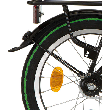 Alpina jeu de garde-boue + tige 16 yabber noir mat