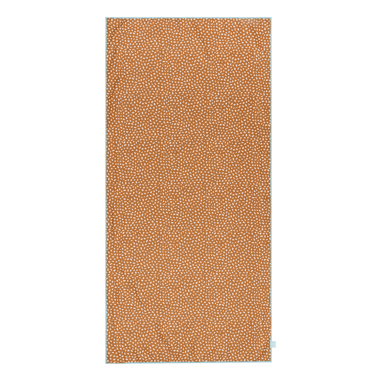 Rayures vibrantes | serviette microfibre blanc orange 135 x 65 cm