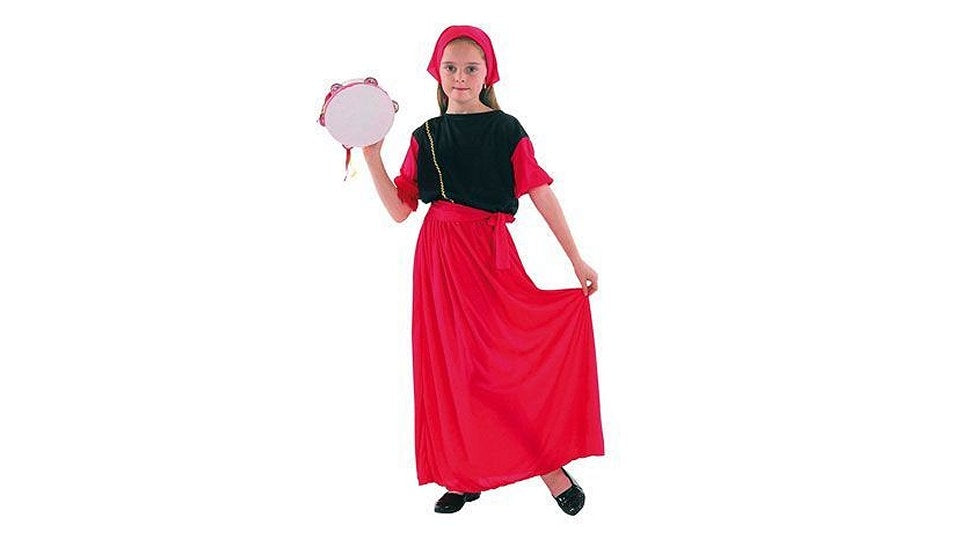 Déguisement clown enfant fille gitane 10-12 ans