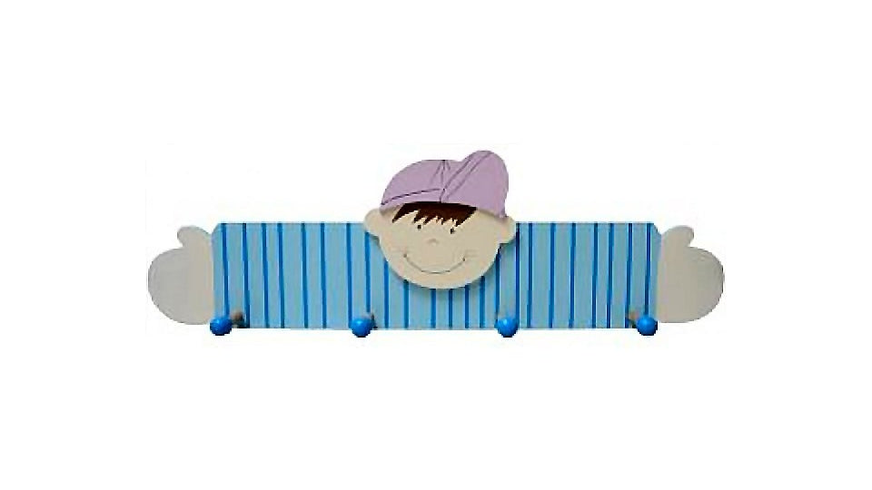 Porte-manteau enfant en bois Basic