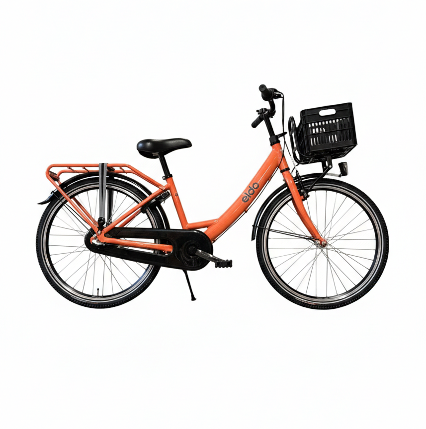 Aldo 24 pouces vélo carino alu 3v orange saumon