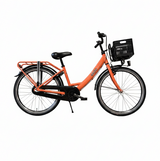 Aldo 24 pouces vélo carino alu 3v orange saumon