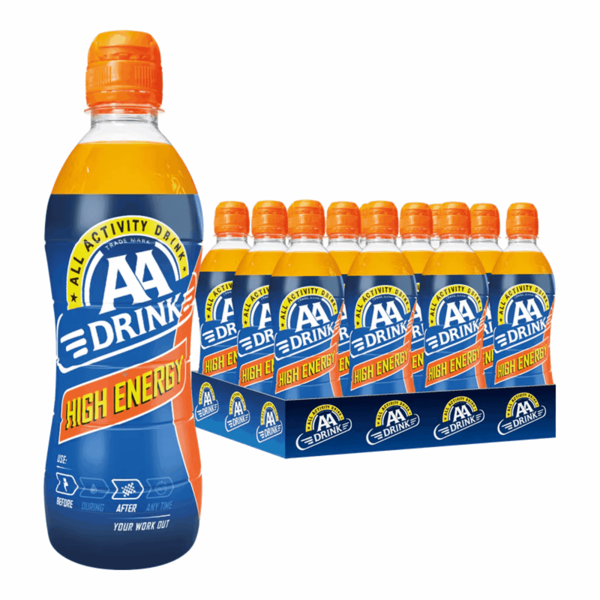 Aa boisson bouchon de sport haute énergie (12x 50cl)
