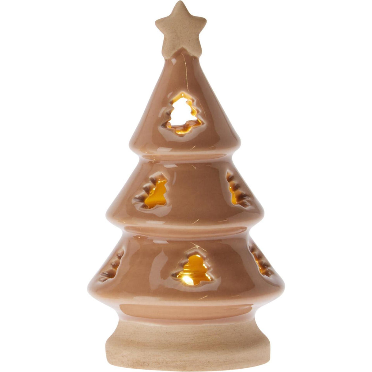 Sapin de Noël décoratif LED 12 cm