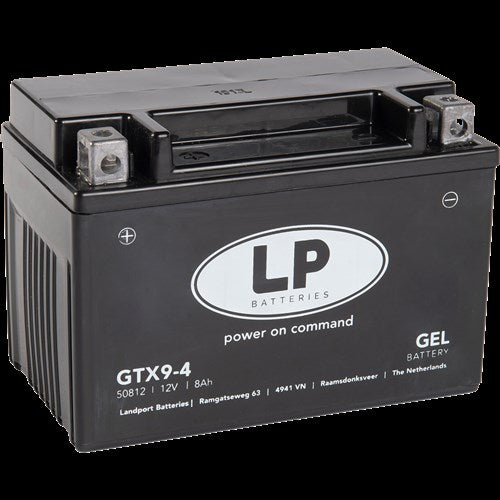 Batterie scooter Landport gel gtx9-bs piaggio zip 4 temps sans entretien ytx9-bs