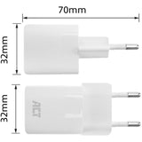 ACT Connectivité Connectivité Compact USB-C Charger 33W avec livraison et GAN
