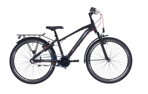 Aldo 26 pouces Peak 2.0 vélo aluminium 3v noir mat rouge
