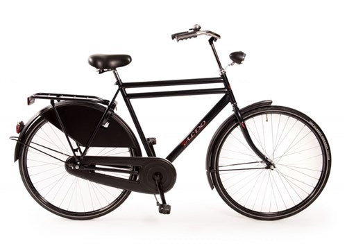 Aldo 28 pouces grand-père vélo double tube 61cm noir mat