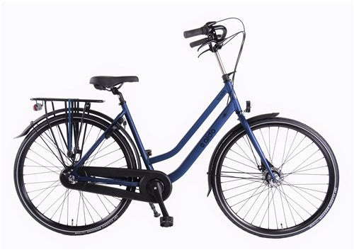 Aldo 28 pouces vélo strada ds57 azzuro bleu 3v frein à rouleaux