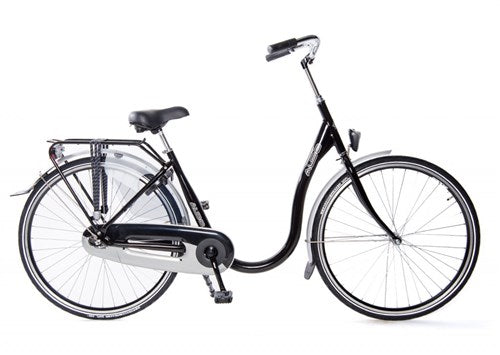 Aldo 28 pouces moyeu de frein en aluminium pour vélo à entrée basse noir
