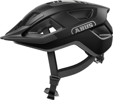 Casque de vélo Abus Aduro 3.0 LED Race Black M - 52-58 cm - Noir - Convient pour une utilisation sur vélos électriques - Vélos de ville - 315 g
