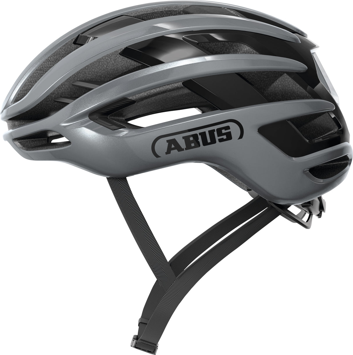 Abus casque airbreaker 2.0 graphite argent l 57-61cm