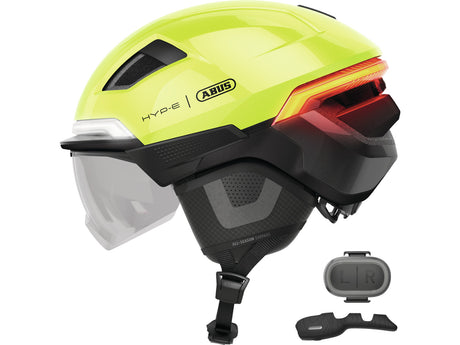 Abus casque intelligent hyp-e bl.ace signal jaune l 57-61cm