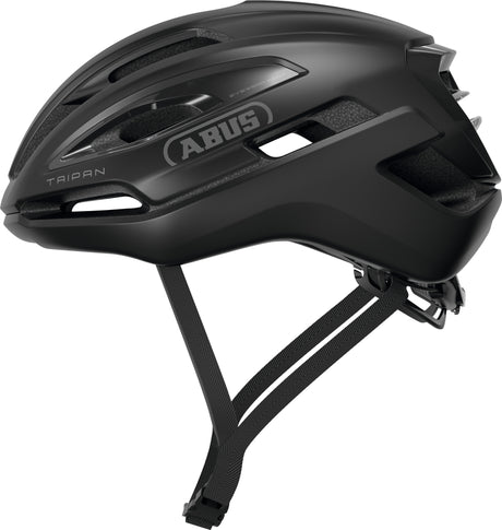Abus casque de vélo taipan velours noir m - 54-58 cm - noir - adapté pour une utilisation sur les vélos de gravel - 275 g
