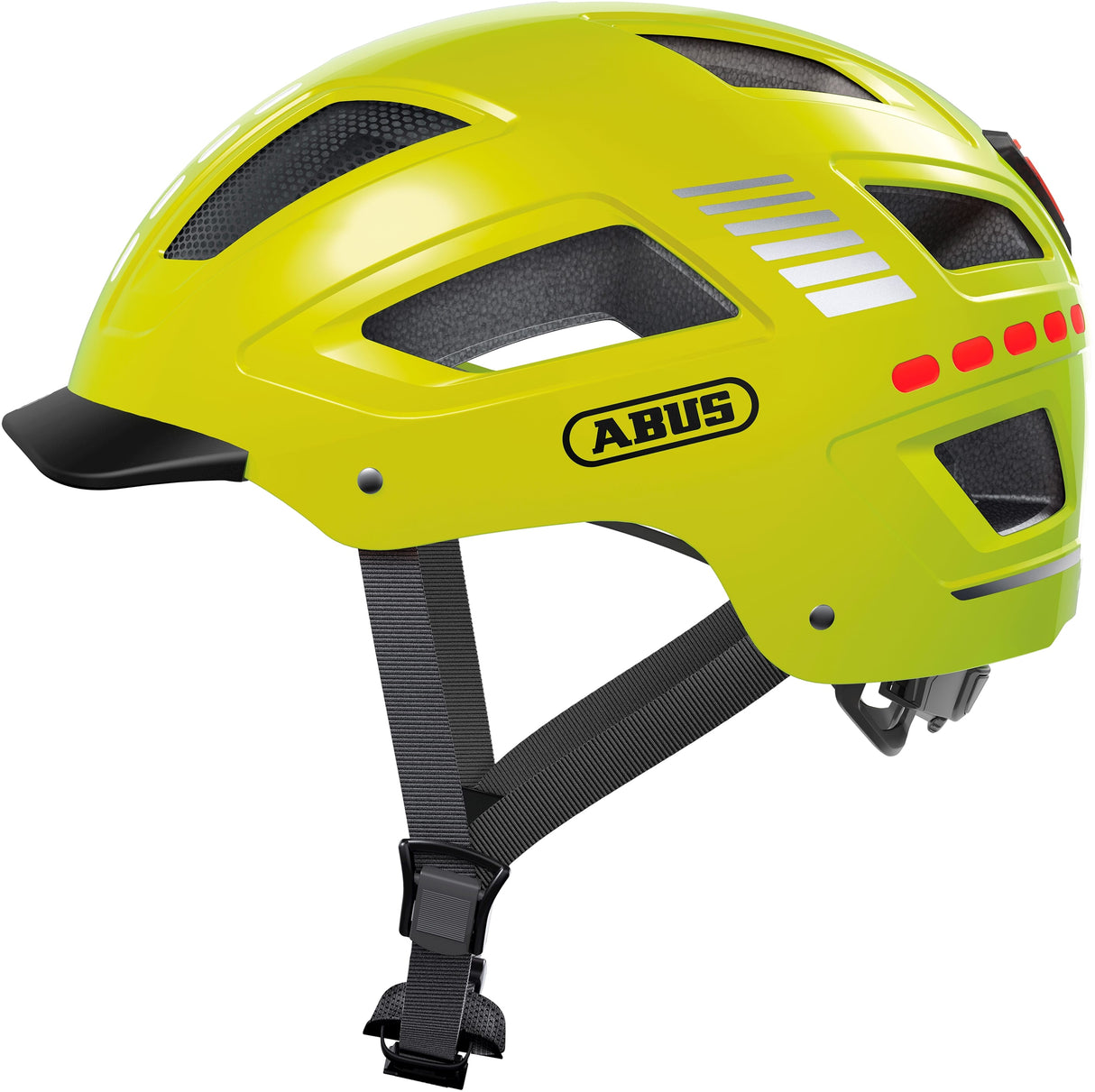 Abus helmet Hyban 2.0 LED Signal Yellow M 52-58cm