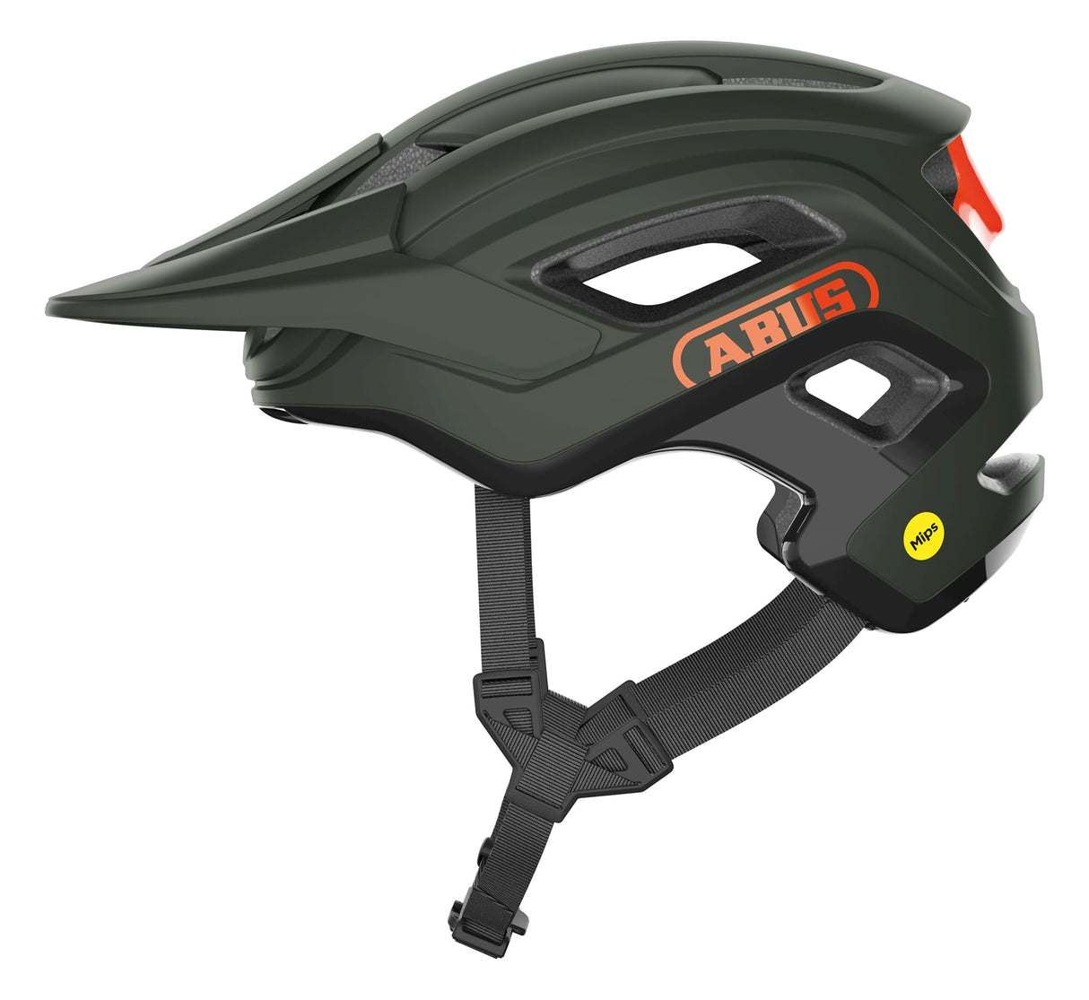Abus casque cliffhanger mips vert olive l 57-61cm