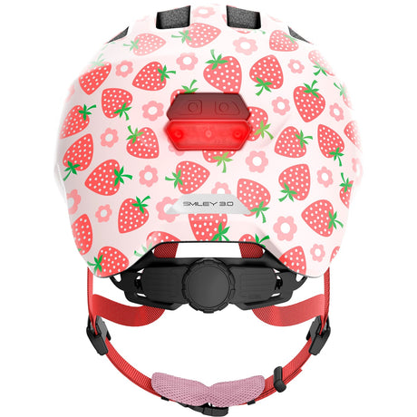 Abus hjelm Smiley 3.0 LED Rose Strawberry S 45-50cm