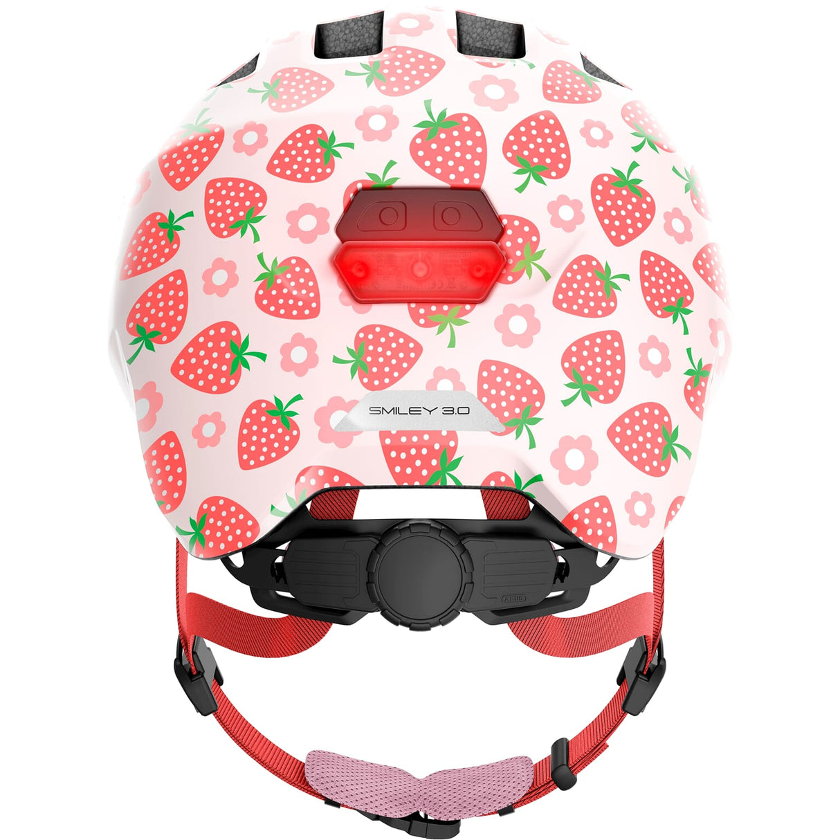 Abus Helms smiley 3.0 gefouert Rose Strawberry M 50-55cm