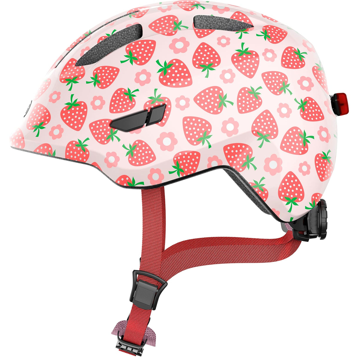 Abus Helms smiley 3.0 gefouert Rose Strawberry M 50-55cm