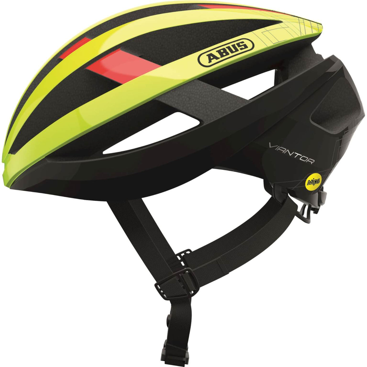 ABUS Helm Vianor MIPS Neon Yellow L 58-62cm