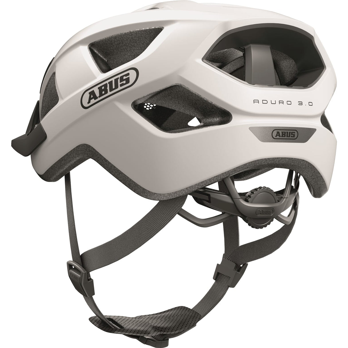 ABUS HELM ADURO 3.0 Casco in bicicletta sportiva, bianco, L 58-62 cm