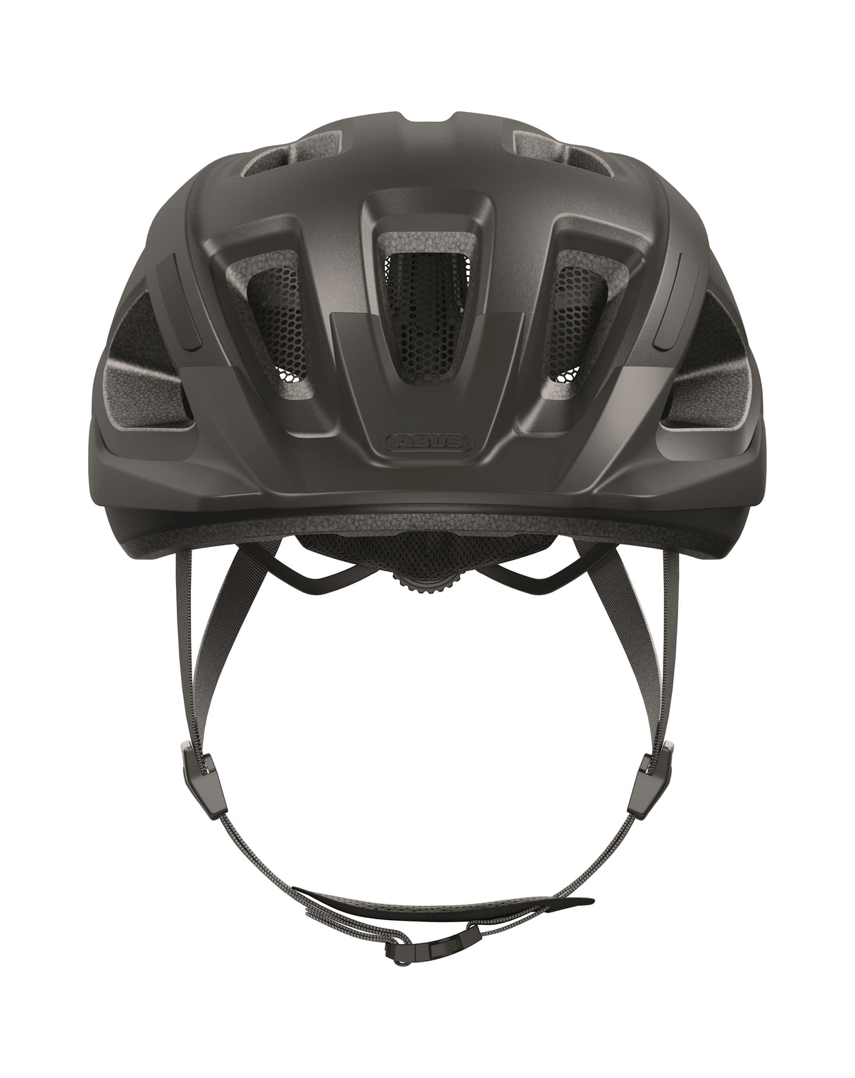 Abus Helm Aduro 3.0 - Sporty og Chic City Helmet til sikker cykling i travl bytrafik - Titan - 51-55 cm