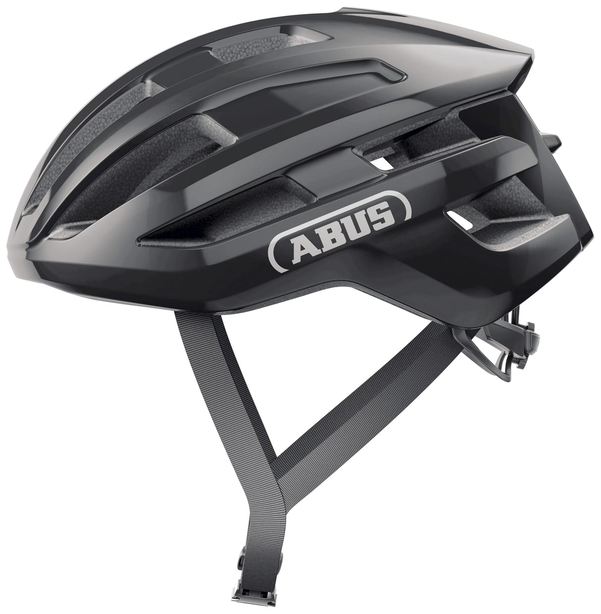 Abus Helm Powerdome błyszcząca czarna m 54-58 cm