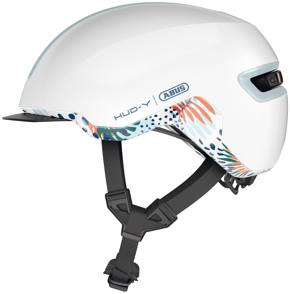 Abus Helmet Hud-y Flower White S 51-55 cm