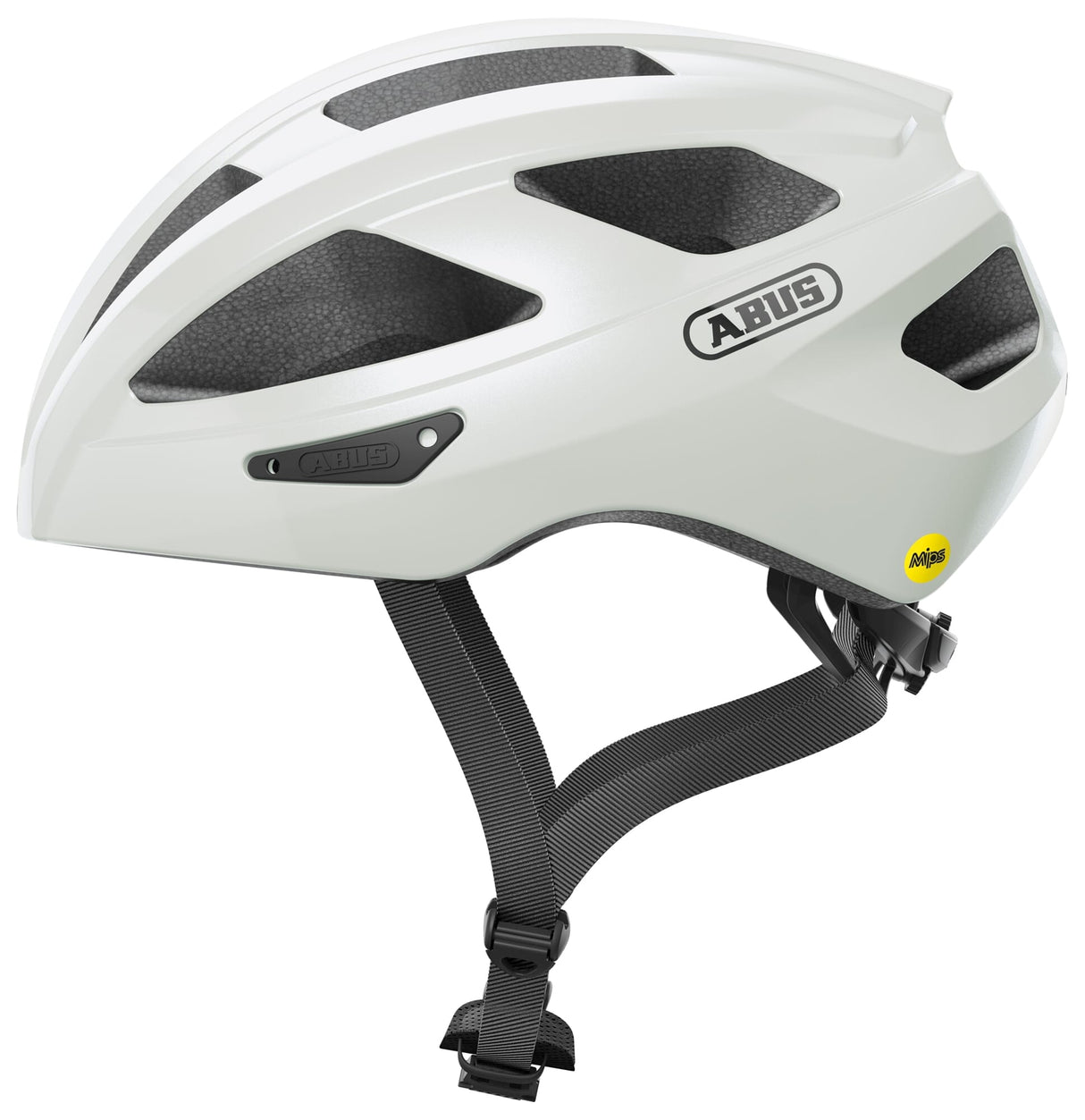 Abus Helm Macatgoud Mips Pearl White M 52-58CM