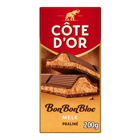 Praliné bonbonbloc Côte d'Or (15x 200gr)