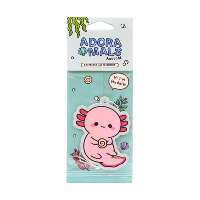 Parfum framboise Adoramals Maddie le désodorisant Axolotl