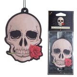 Roses - assainisseur d'air crâne gothique