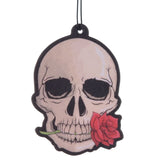 Roses - assainisseur d'air crâne gothique