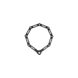 Axa cadenas pliable Fold 80 Lite Pack Duo avec clés identiques - Noir