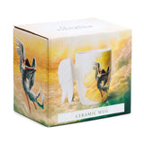 Mug en céramique avec anse en forme d'aile d'ange