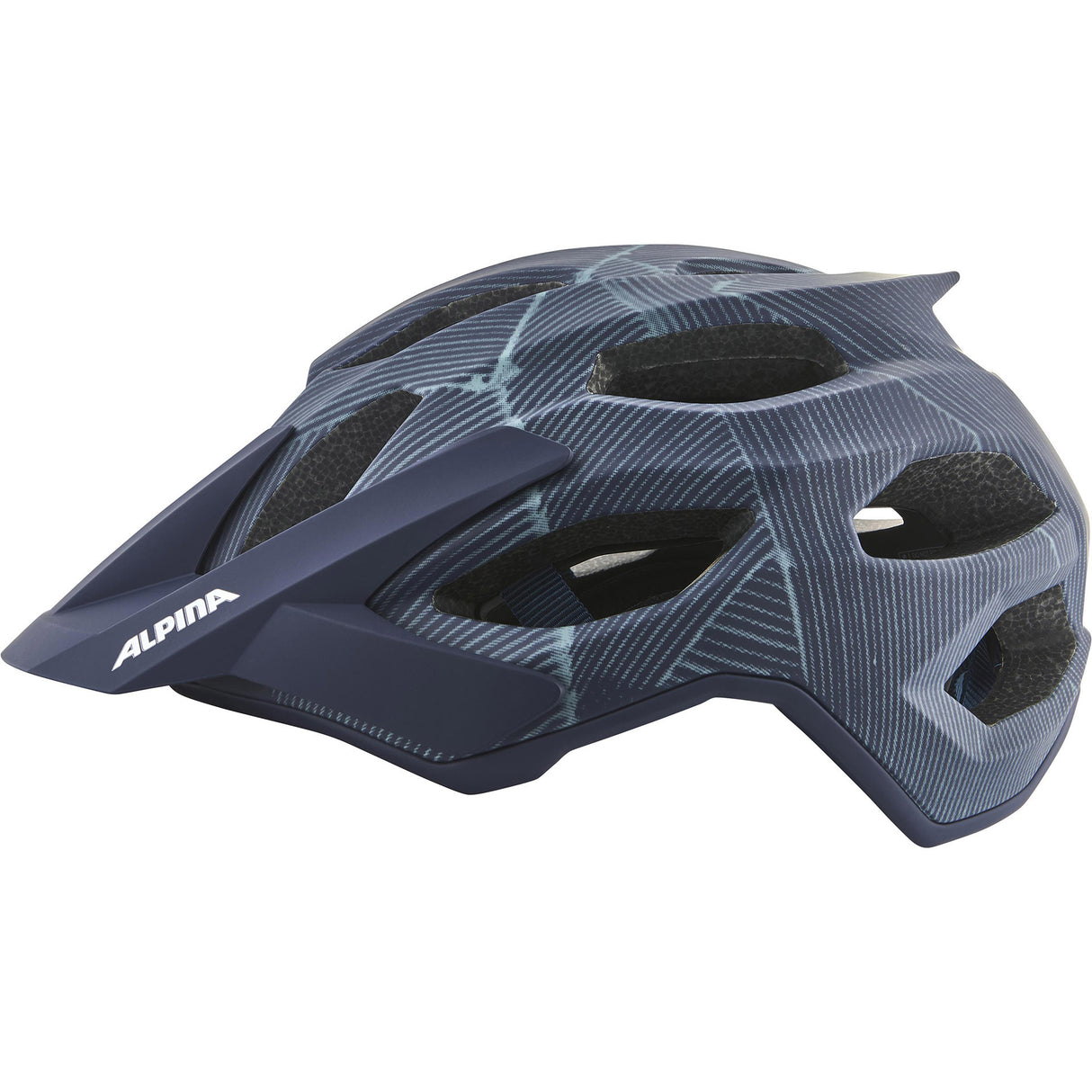 Olympic sportswear alpina sports casque vtt apax mips 52-57 bleu foncé