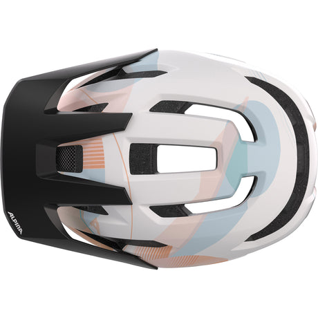Olympic sportswear alpina sports casque vtt taunus mips 52-56 sable blanc mat