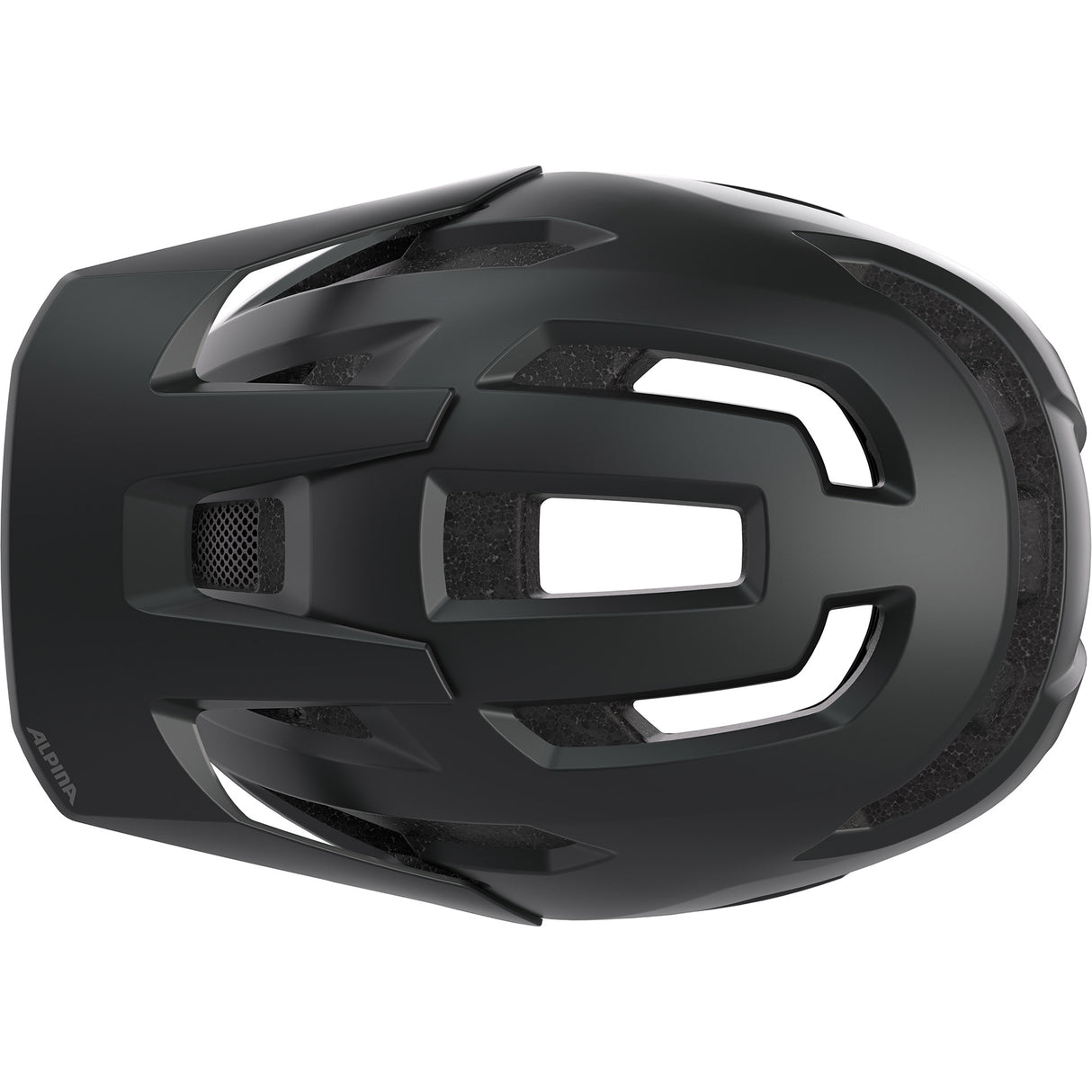 Olympic sportswear alpina sports casque vtt taunus 59-61 noir mat gris