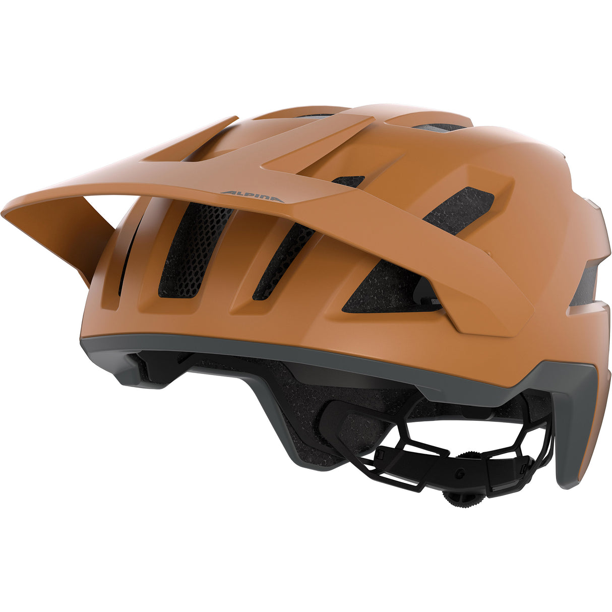 Olympic sportswear alpina sports casque vtt taunus 55-59 marron mat