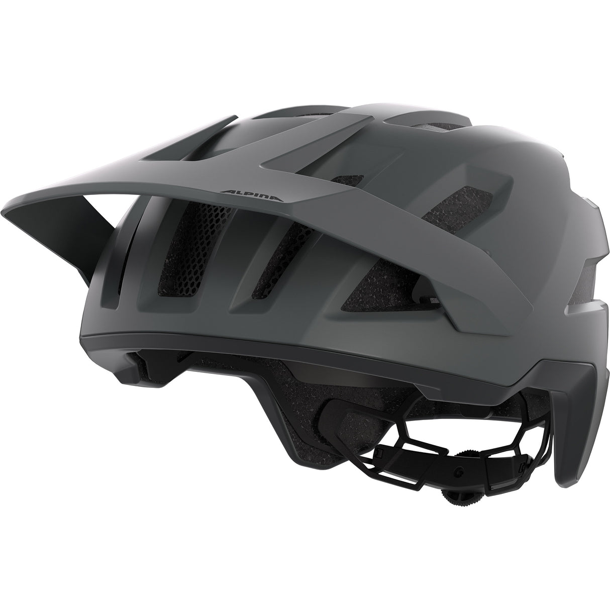 Olympic sportswear alpina sports casque vtt taunus 55-59 gris foncé mat
