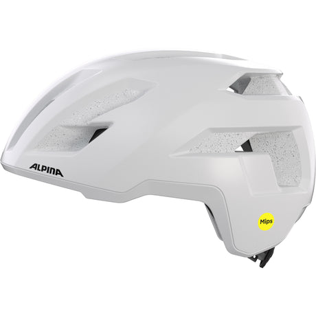 Olympic sportswear alpina sports tour casque taunus gravier mips 52-56 blanc mat